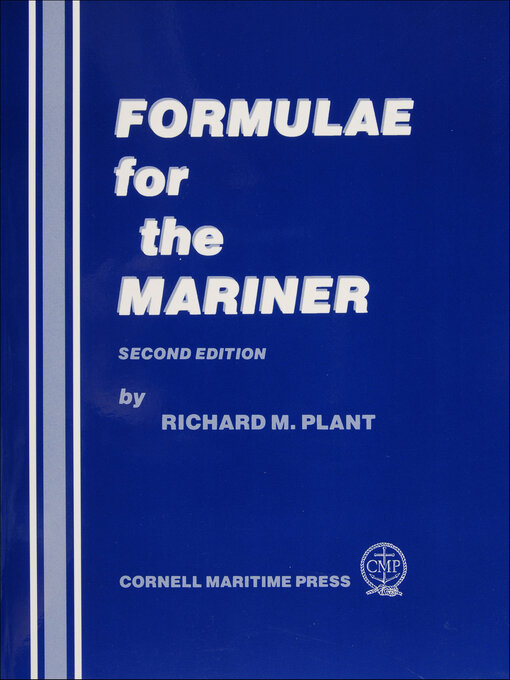 Title details for Formulae for the Mariner by Richard M. Plant - Available